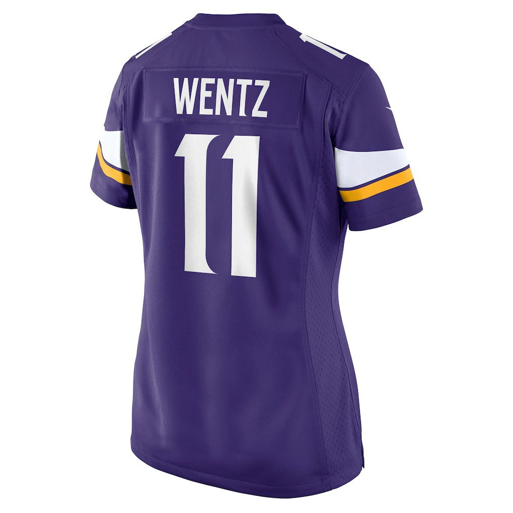 NFL Minnesota Vikings Carson Wentz  Women's Team Game Jersey