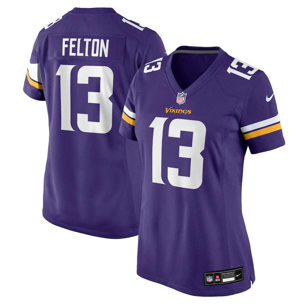 NFL Minnesota Vikings Tai Felton  Women's Team Game Jersey