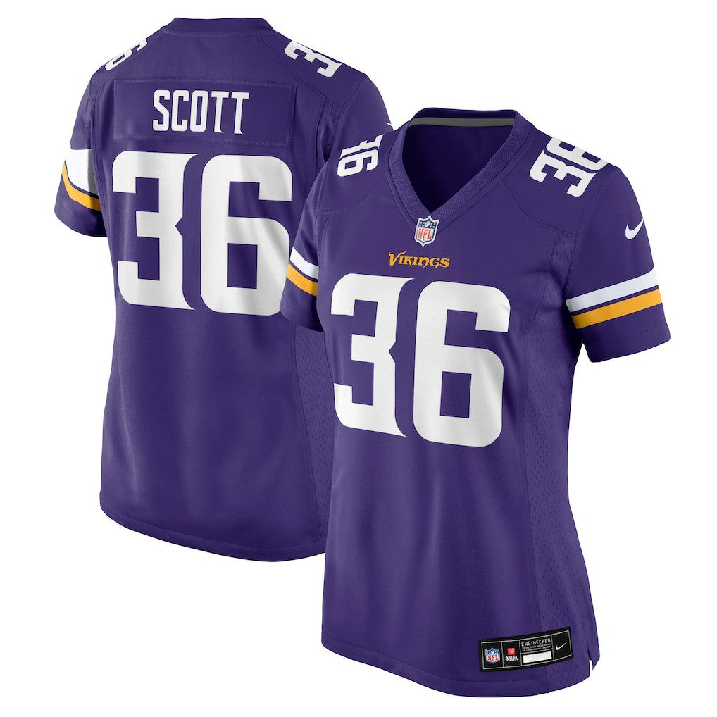 NFL Minnesota Vikings Zavier Scott  Women's Team Game Jersey