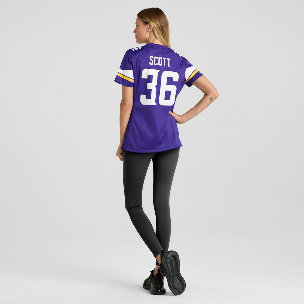 NFL Minnesota Vikings Zavier Scott  Women's Team Game Jersey
