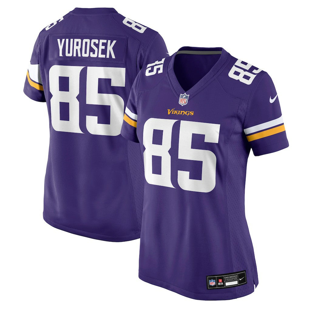 NFL Minnesota Vikings Ben Yurosek  Women's Team Game Jersey