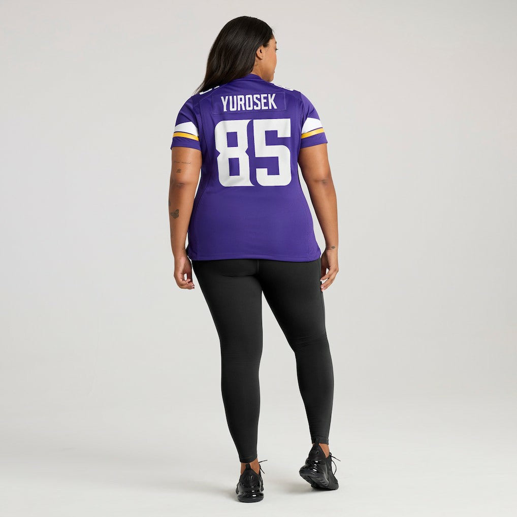NFL Minnesota Vikings Ben Yurosek  Women's Team Game Jersey