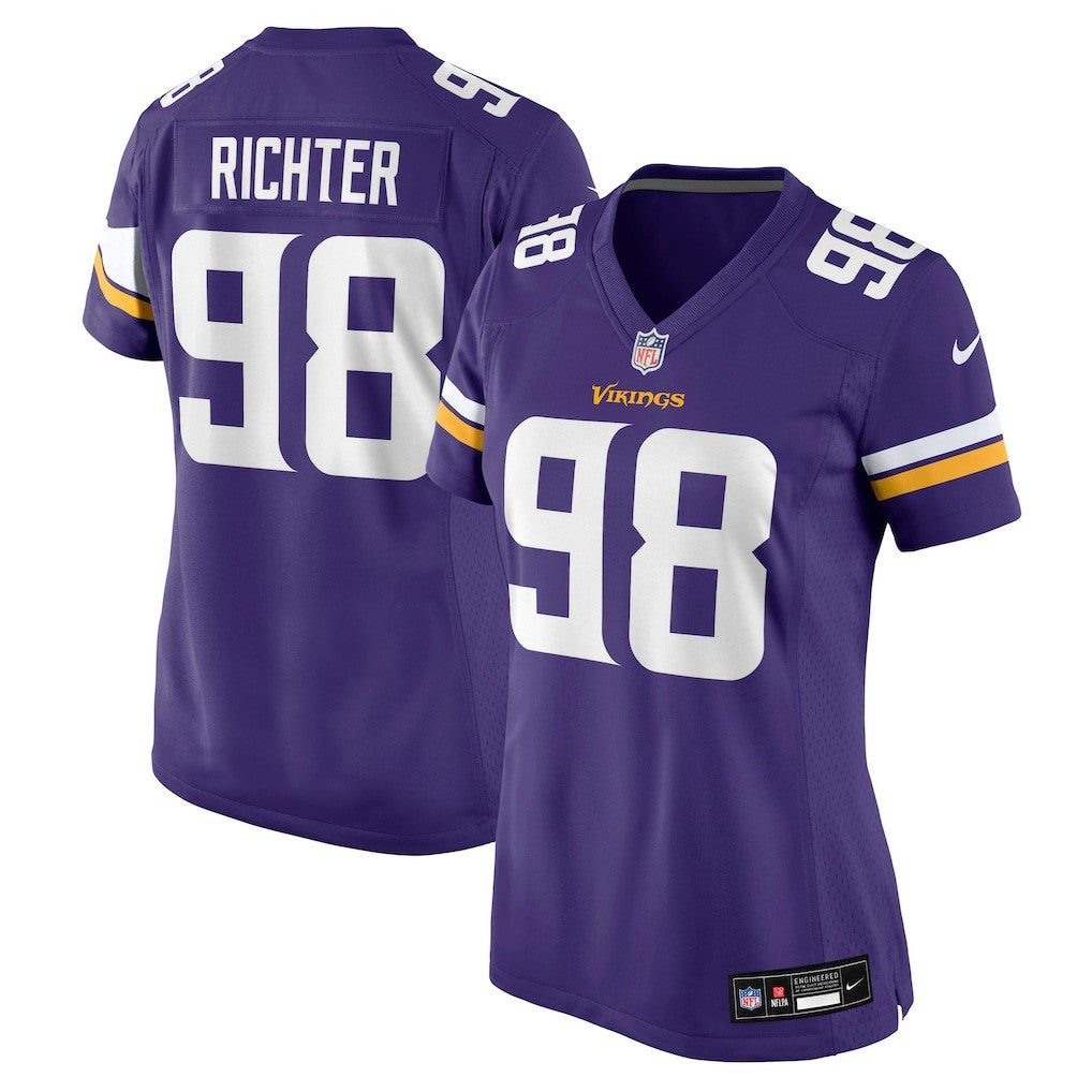 NFL Minnesota Vikings Bo Richter  Women's Team Game Jersey