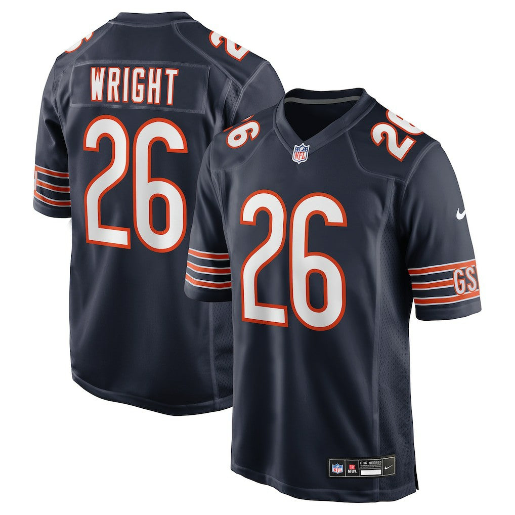 NFL Chicago Bears Nahshon Wright  Team Game Jersey