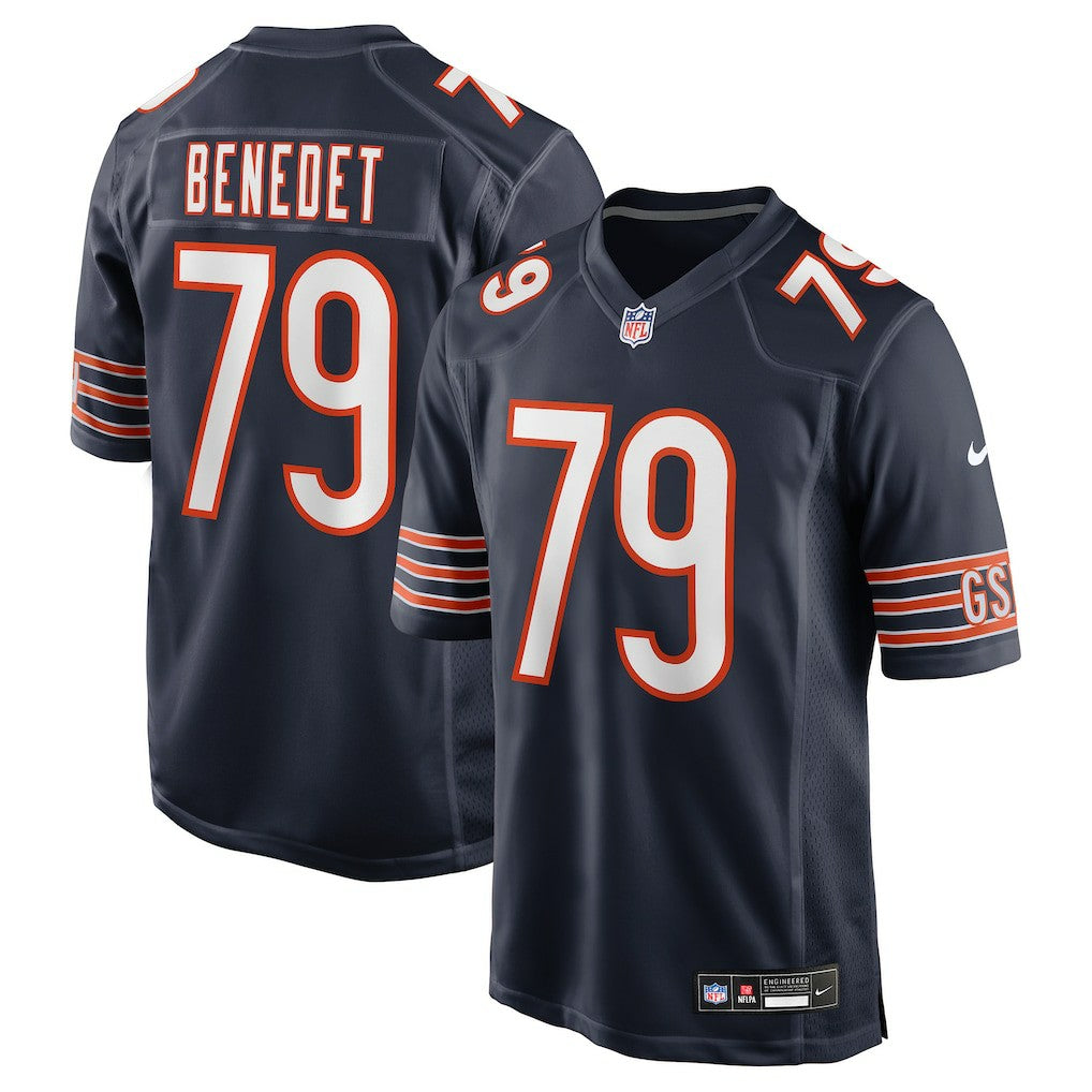 NFL Chicago Bears Theo Benedet  Team Game Jersey