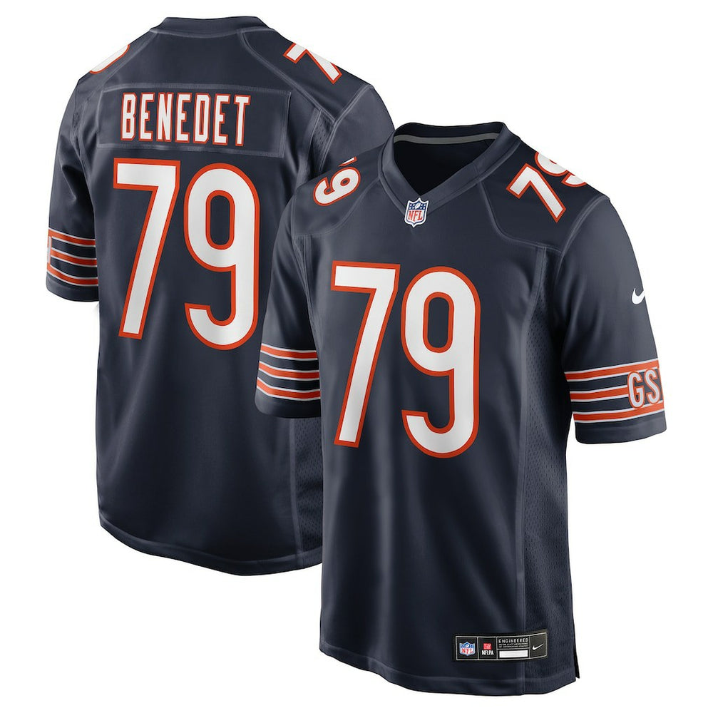 NFL Chicago Bears Theo Benedet  Team Game Jersey