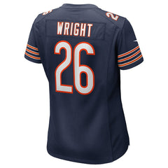 NFL Chicago Bears Nahshon Wright  Women's Team Game Jersey