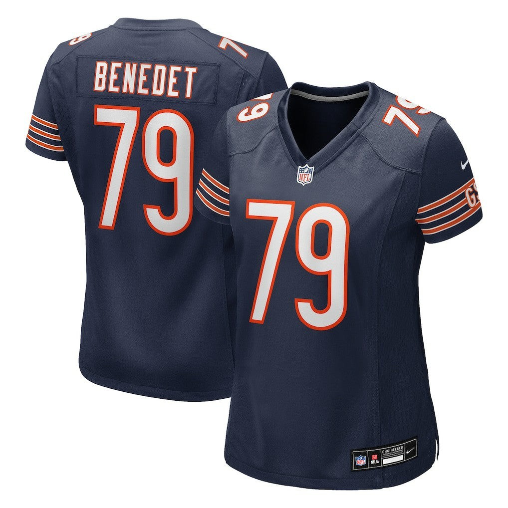 NFL Chicago Bears Theo Benedet  Women's Team Game Jersey