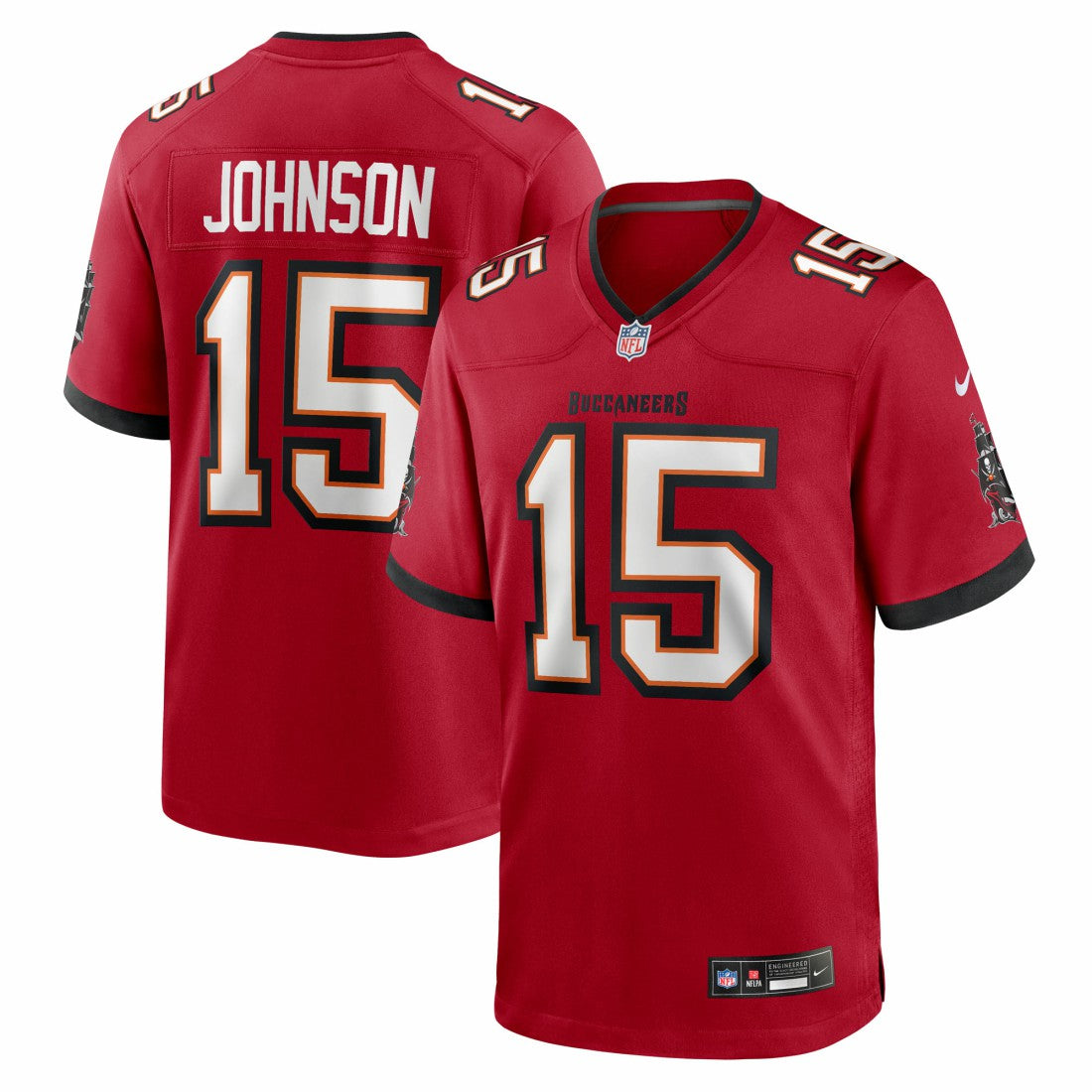 NFL Tampa Bay Buccaneers Tez Johnson  Team Game Jersey