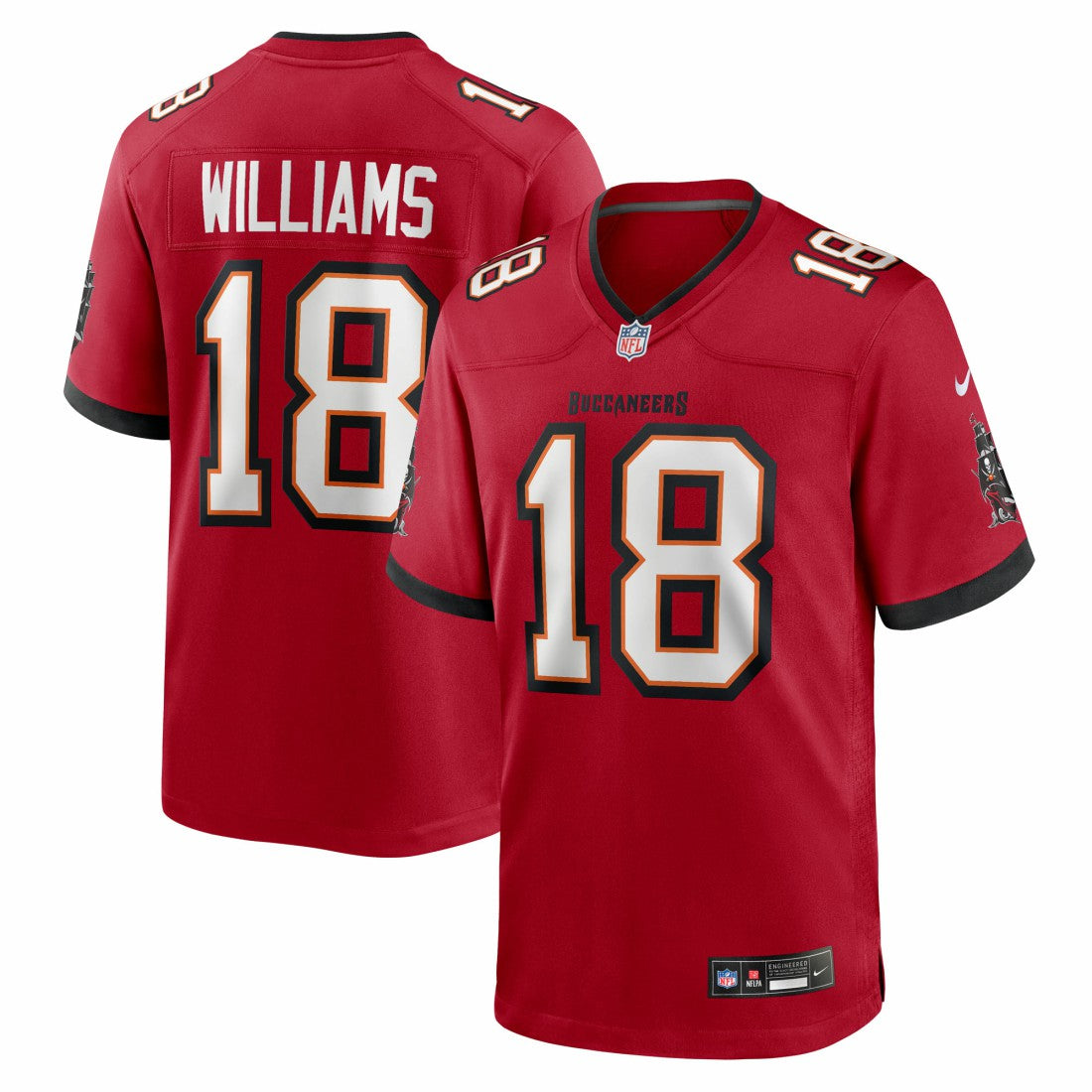 NFL Tampa Bay Buccaneers Josh Williams  Team Game Jersey