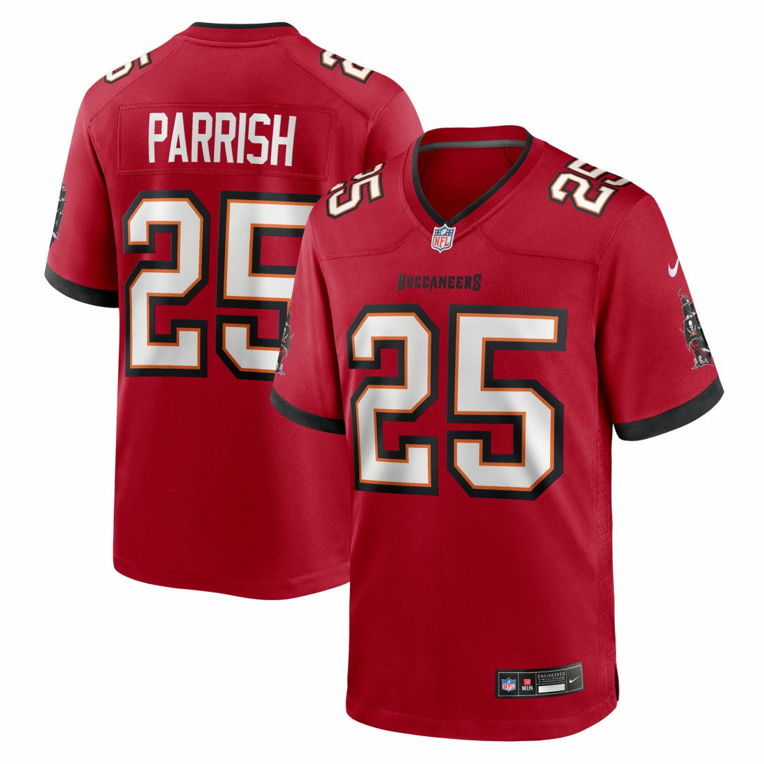 NFL Tampa Bay Buccaneers Jacob Parrish  Team Game Jersey
