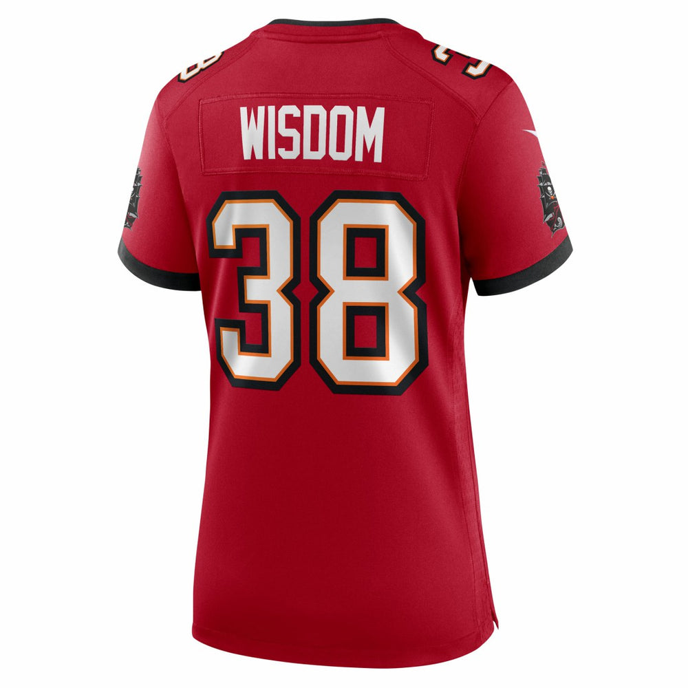 NFL Tampa Bay Buccaneers Rashad Wisdom  Women's Team Game Jersey