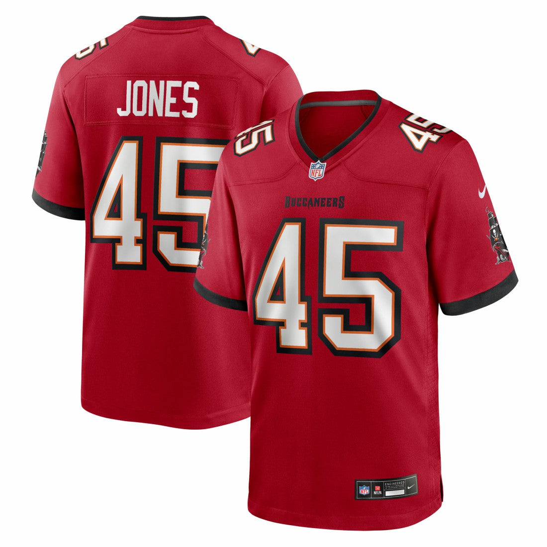 NFL Tampa Bay Buccaneers Deion Jones  Team Game Jersey