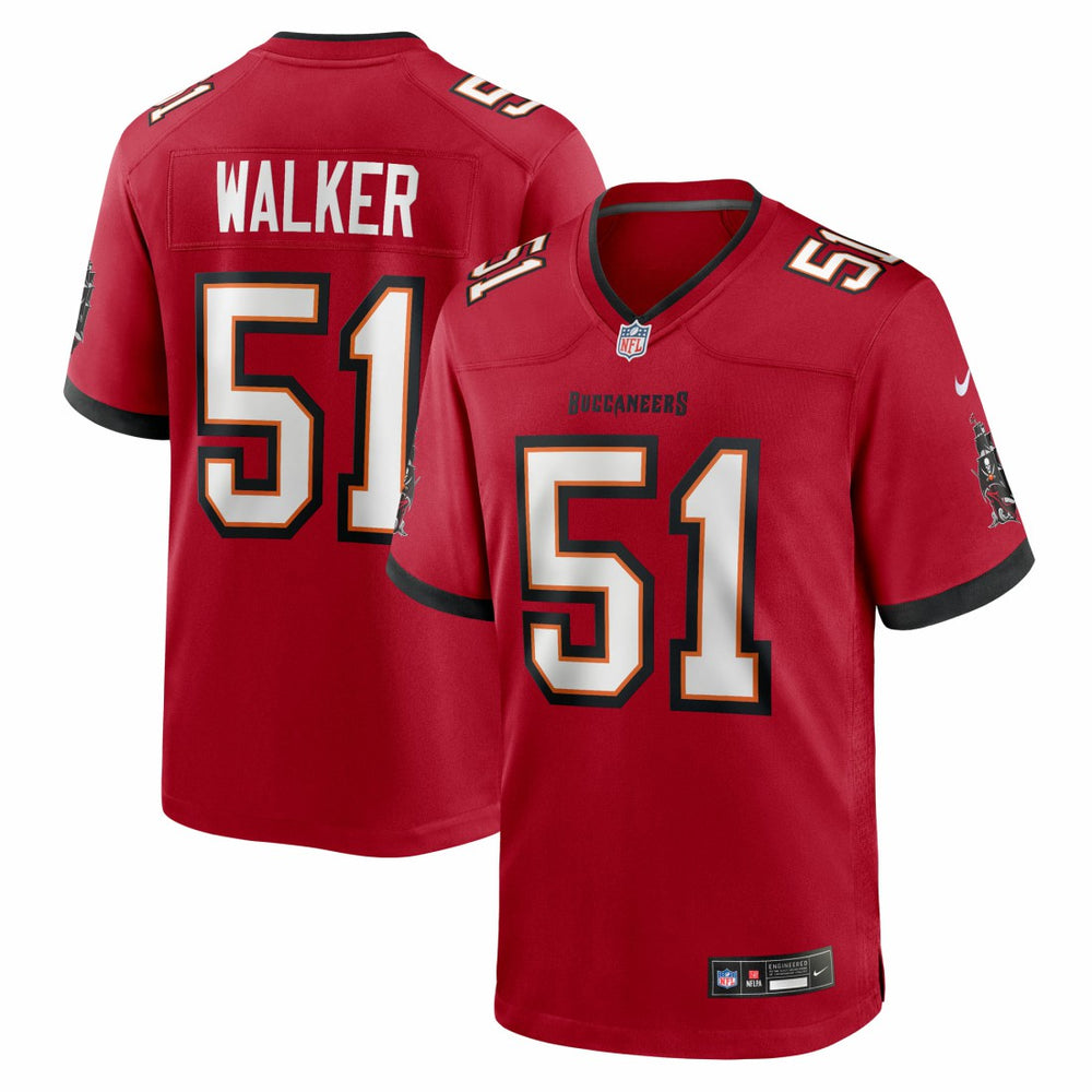 NFL Tampa Bay Buccaneers David Walker  Team Game Jersey