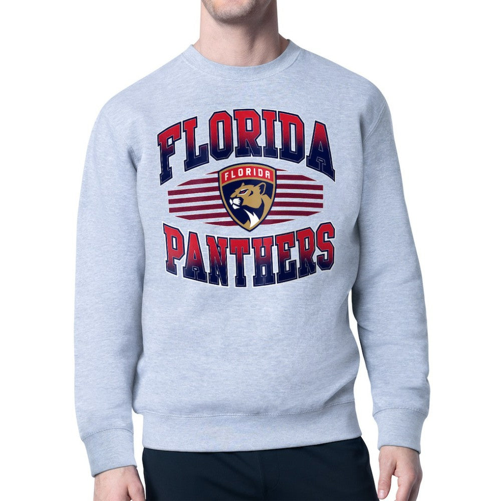 Florida Panthers Starter Team Grit Graphic Fleece Pullover Sweatshirt