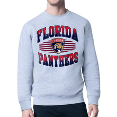 Florida Panthers Starter Team Grit Graphic Fleece Pullover Sweatshirt