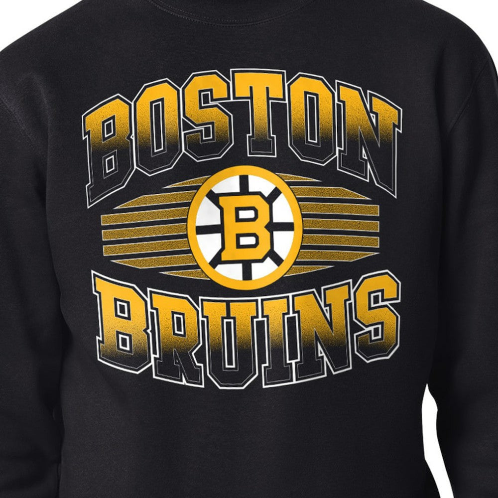 Boston Bruins Starter Team Grit Graphic Fleece Pullover Sweatshirt