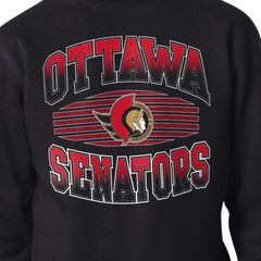 Ottawa Senators Starter Team Grit Graphic Fleece Pullover Sweatshirt