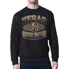 Vegas Golden Knights Starter Team Grit Graphic Fleece Pullover Sweatshirt