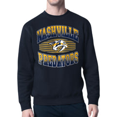 Nashville Predators Starter Team Grit Graphic Fleece Pullover Sweatshirt