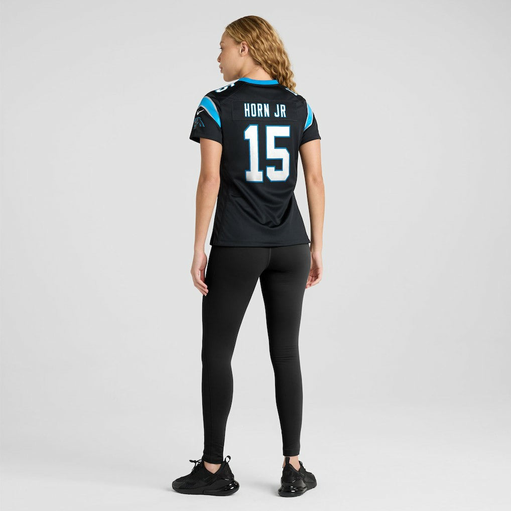NFL Carolina Panthers Jimmy Horn Jr  Women's Team Game Jersey