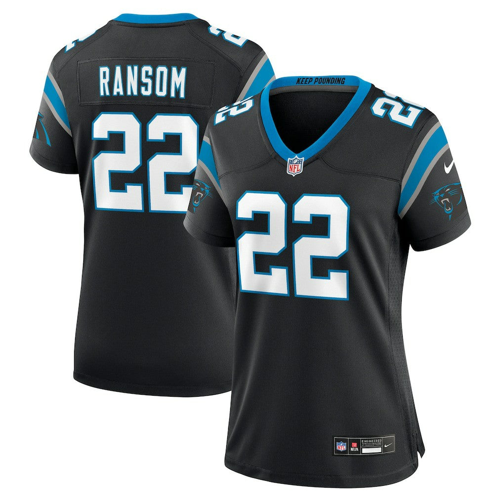 NFL Carolina Panthers Lathan Ransom  Women's Team Game Jersey