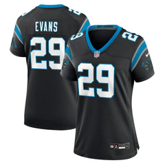 NFL Carolina Panthers Akayleb Evans  Women's Team Game Jersey