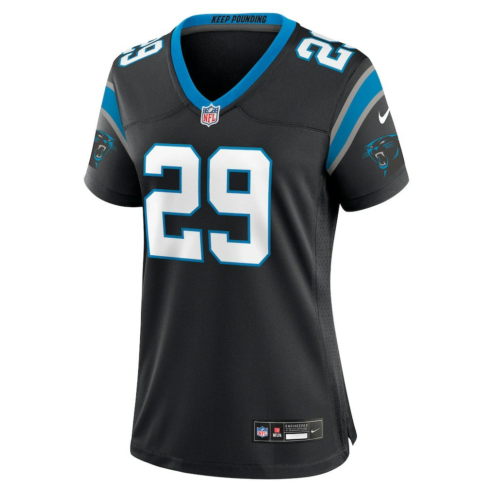 NFL Carolina Panthers Akayleb Evans  Women's Team Game Jersey