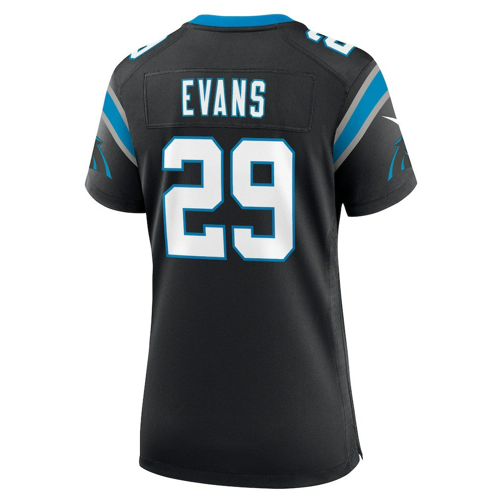 NFL Carolina Panthers Akayleb Evans  Women's Team Game Jersey