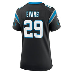 NFL Carolina Panthers Akayleb Evans  Women's Team Game Jersey