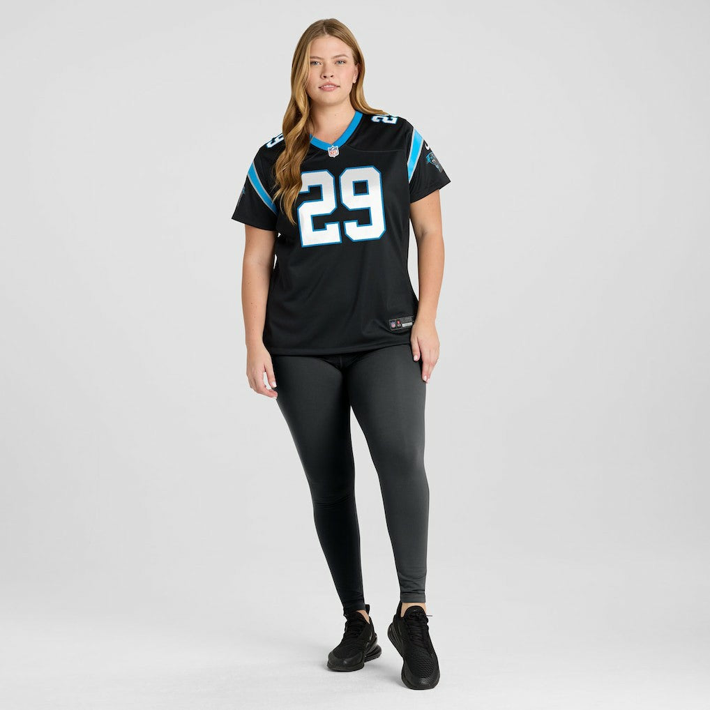 NFL Carolina Panthers Akayleb Evans  Women's Team Game Jersey