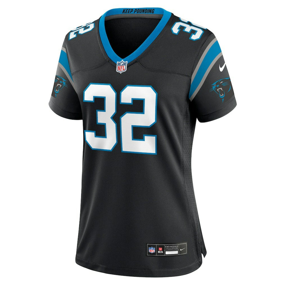 NFL Carolina Panthers Trevin Wallace  Women's Team Game Jersey