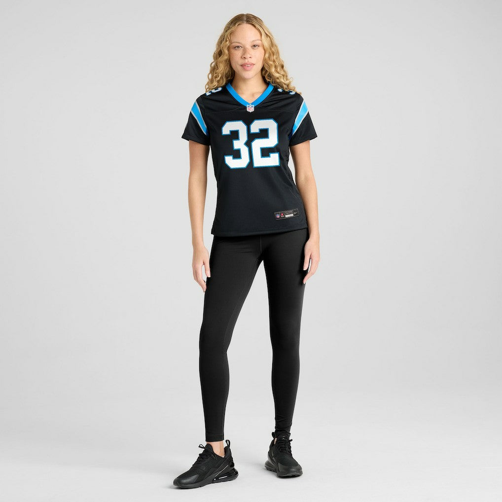 NFL Carolina Panthers Trevin Wallace  Women's Team Game Jersey