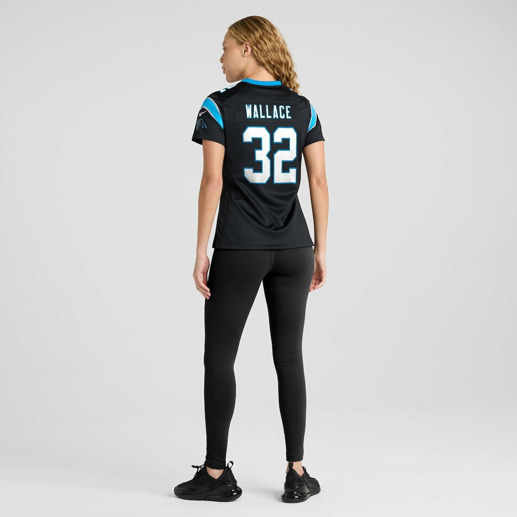 NFL Carolina Panthers Trevin Wallace  Women's Team Game Jersey