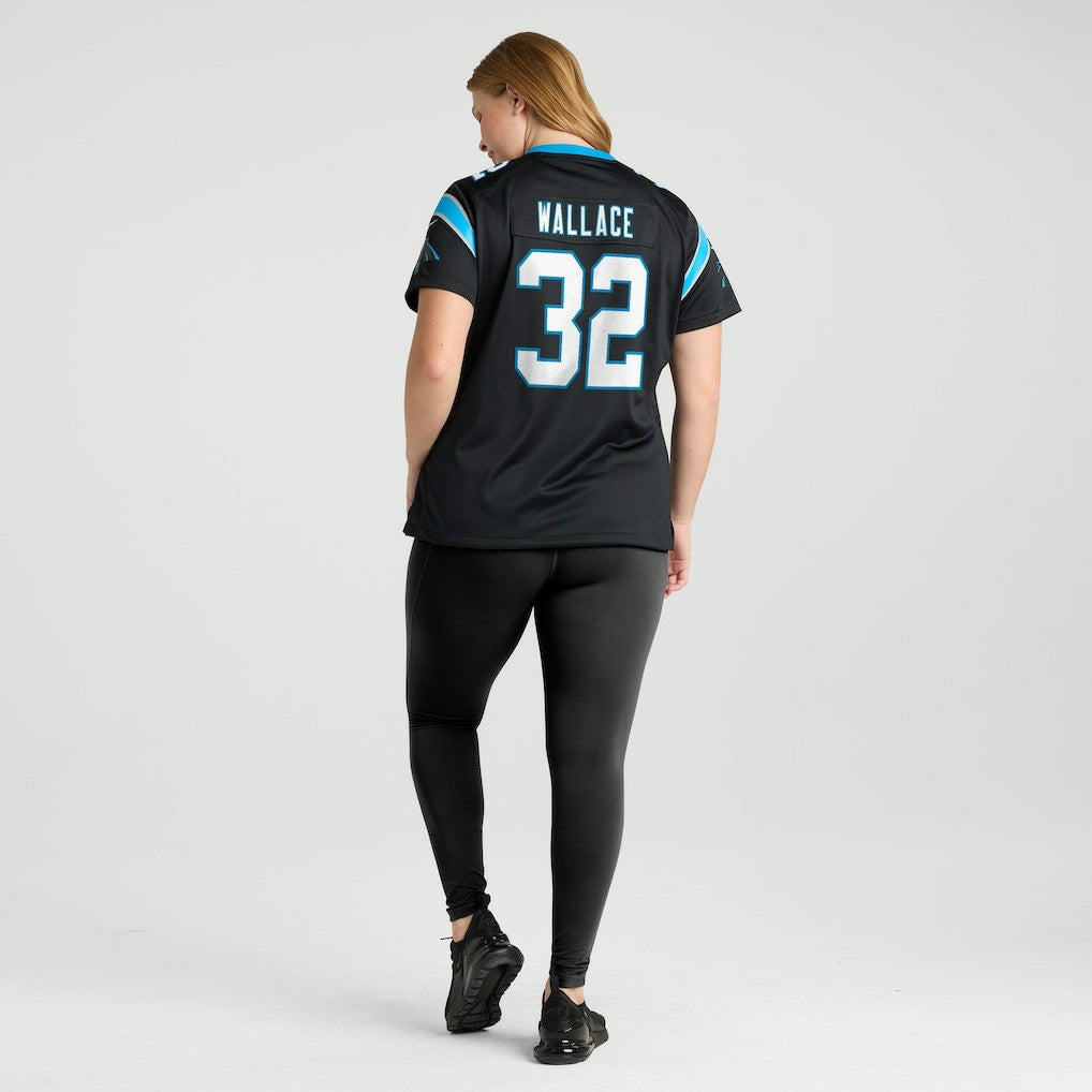 NFL Carolina Panthers Trevin Wallace  Women's Team Game Jersey