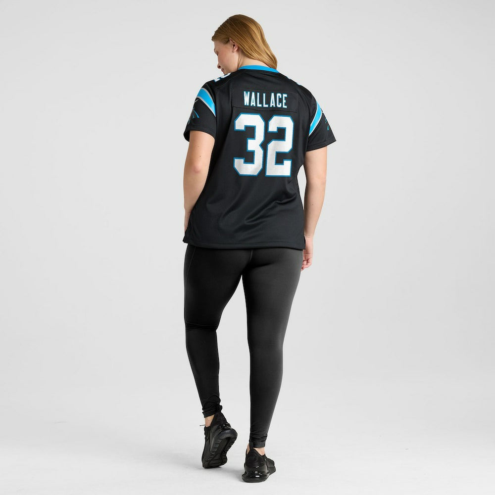 NFL Carolina Panthers Trevin Wallace  Women's Team Game Jersey
