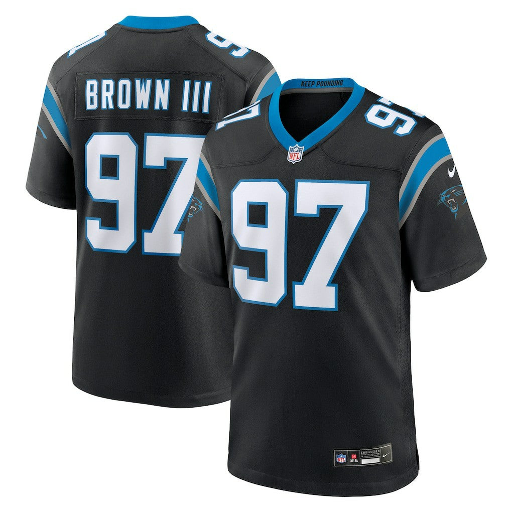 NFL Carolina Panthers Bobby Brown III  Team Game Jersey