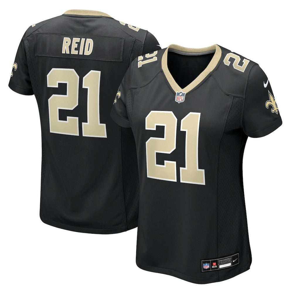 NFL New Orleans Saints Justin Reid  Women's Team Game Jersey