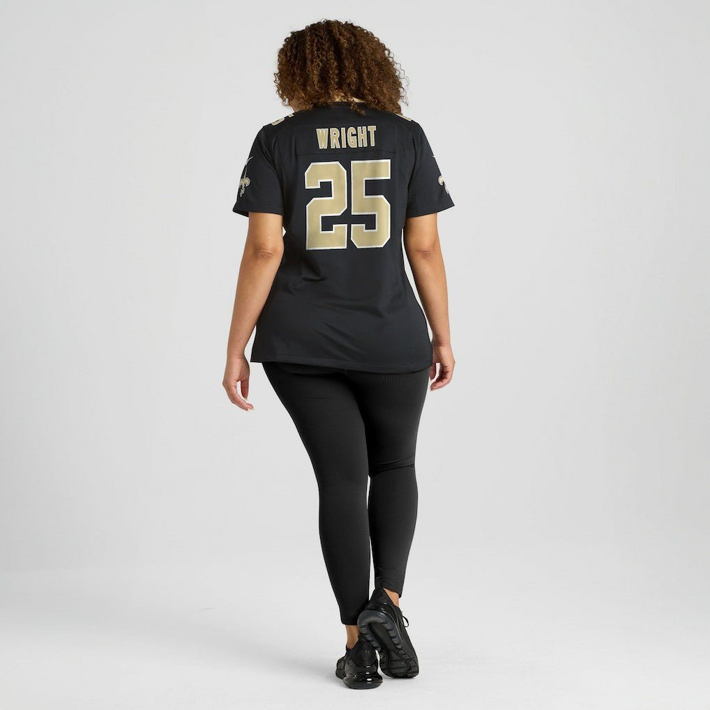 NFL New Orleans Saints Rejzohn Wright  Women's Team Game Jersey