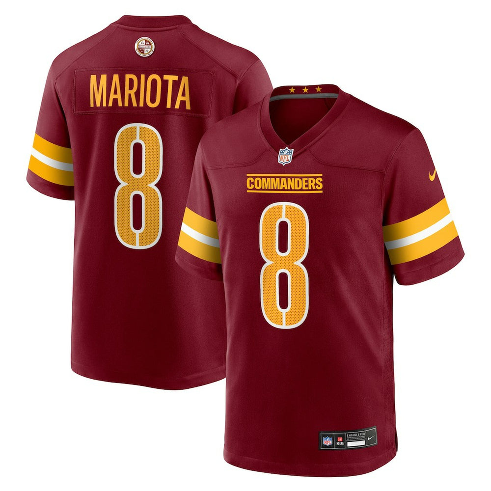 NFL Washington Commanders Marcus Mariota  Team Game Jersey
