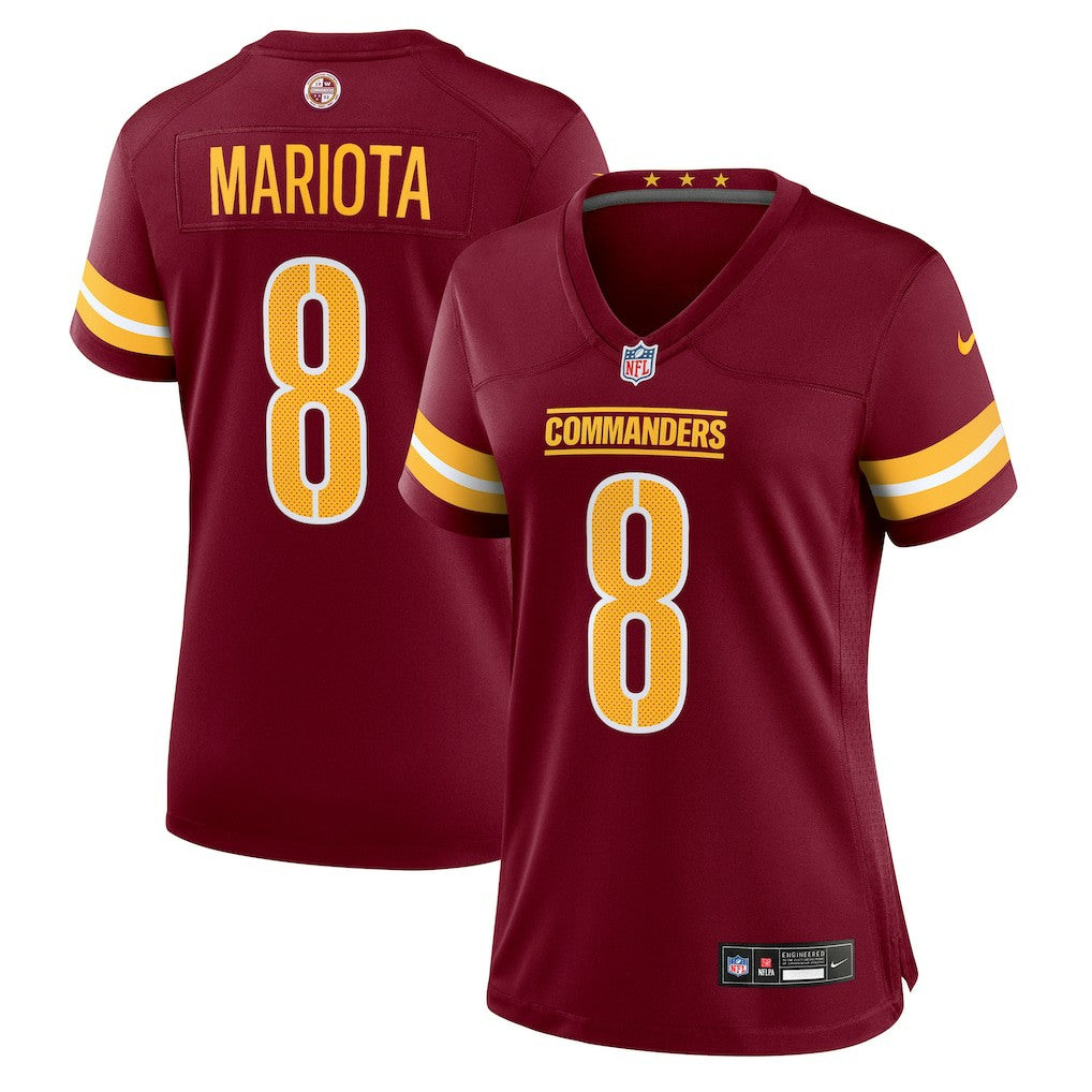 NFL Washington Commanders Marcus Mariota  Women's Team Game Jersey
