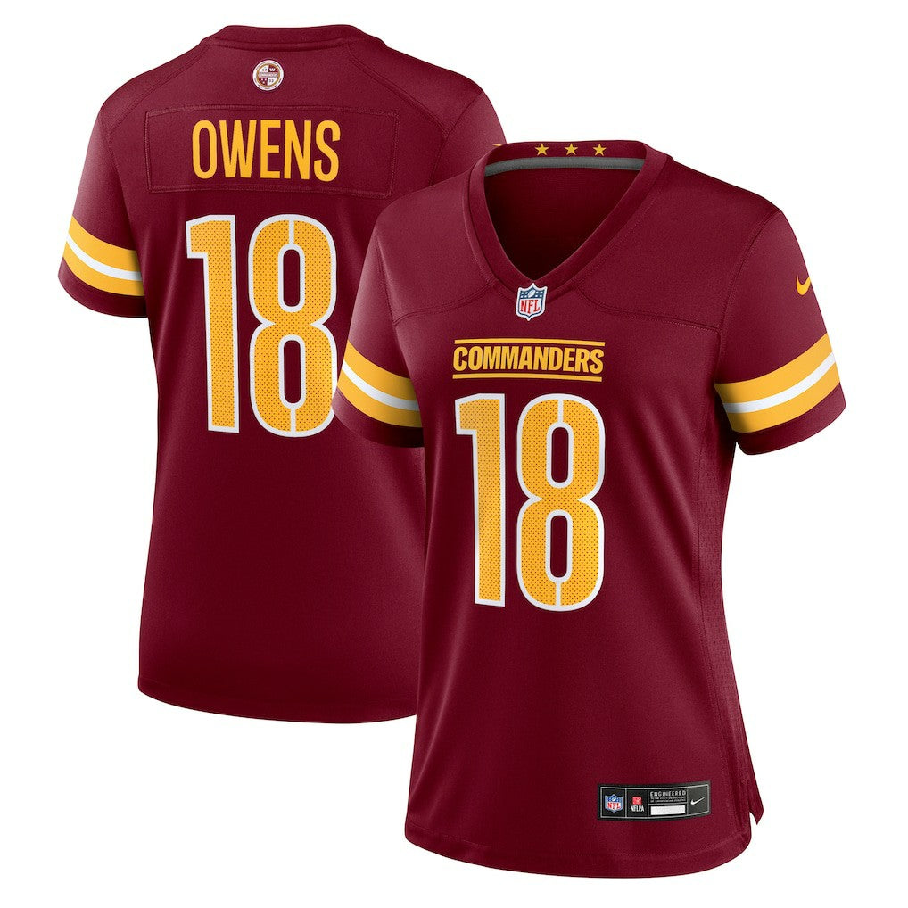 NFL Washington Commanders Tyler Owens  Women's Team Game Jersey