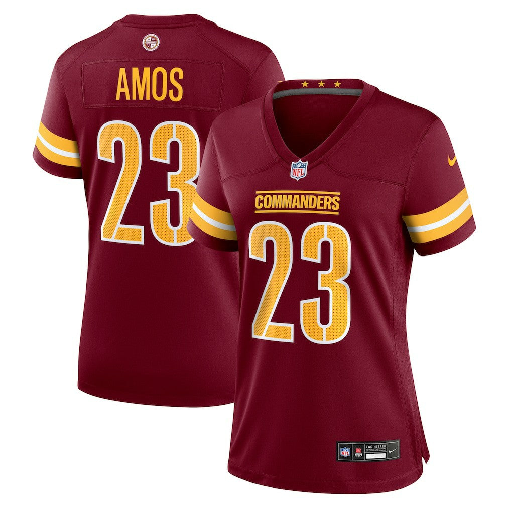 NFL Washington Commanders Trey Amos  Women's Team Game Jersey