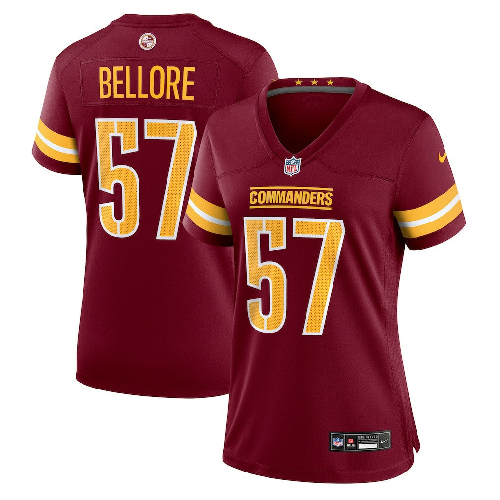 NFL Washington Commanders Nick Bellore  Women's Team Game Jersey