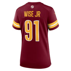 NFL Washington Commanders Deatrich Wise Jr.  Women's Team Game Jersey
