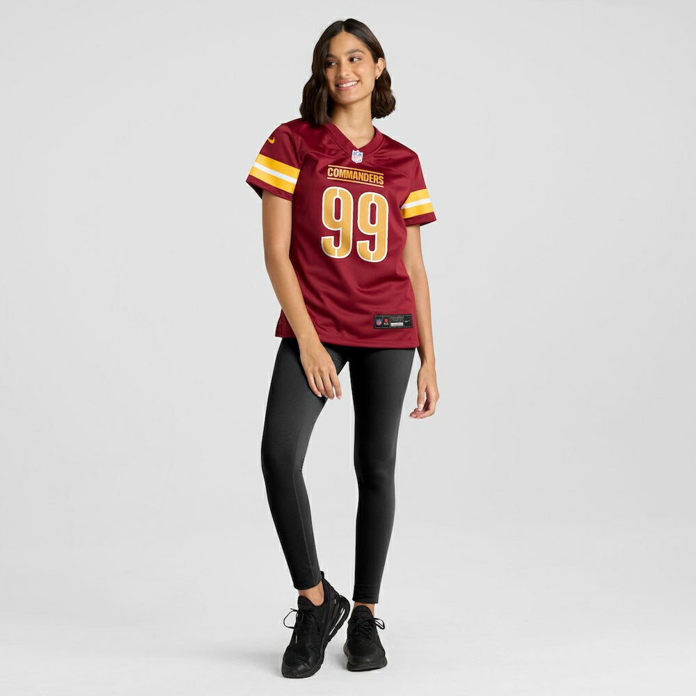 NFL Washington Commanders Javon Kinlaw  Women's Team Game Jersey