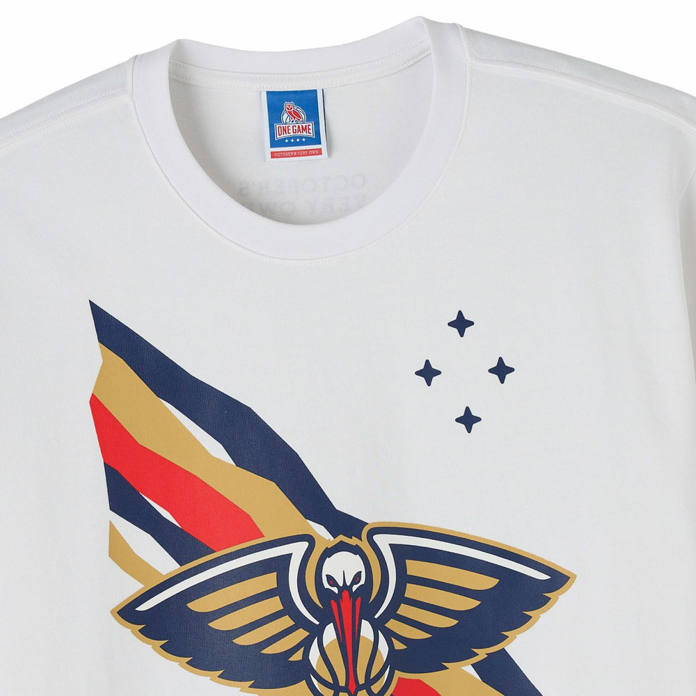 New Orleans Pelicans OVO x NBA Heavyweight T-Shirt - White online