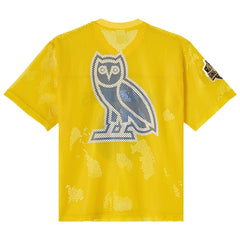 Golden State Warriors OVO x NBA Mesh Football Fashion Jersey sale - Gold online
