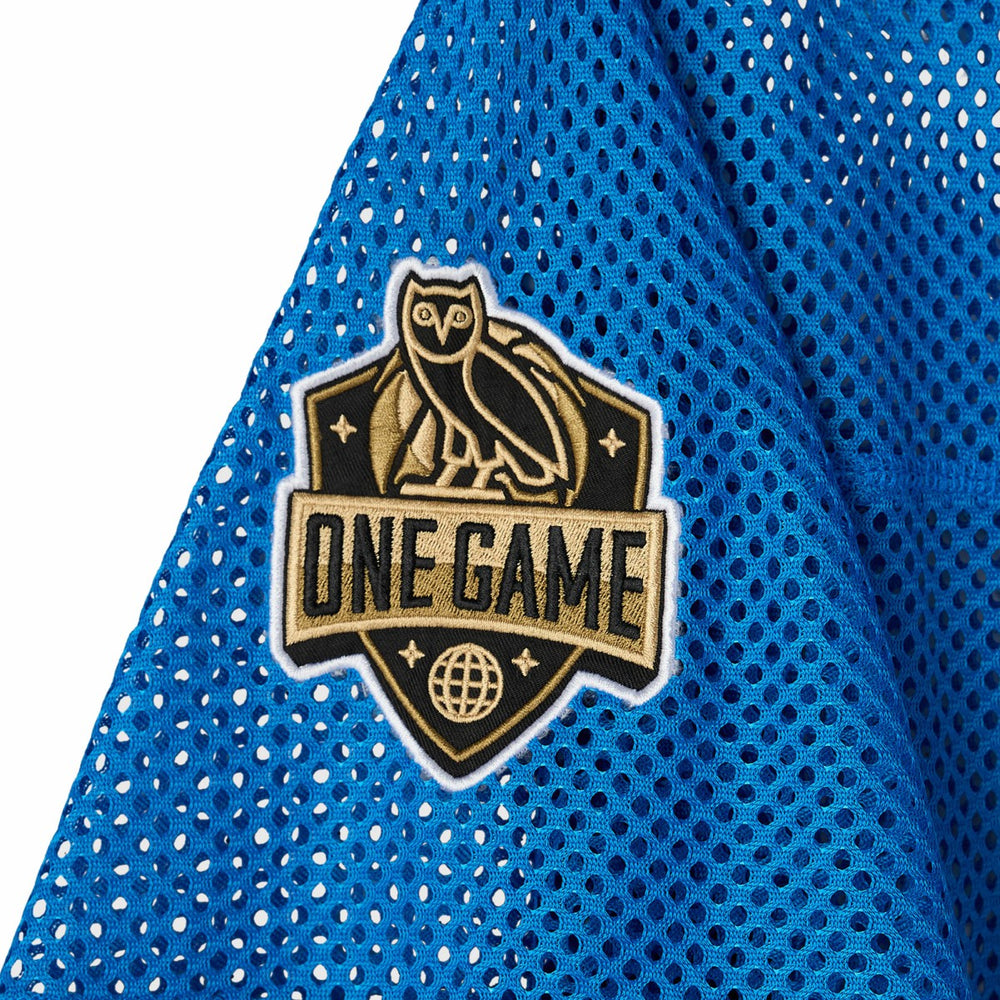 Oklahoma City Thunder OVO x NBA Mesh Football Fashion Jersey - Blue shop