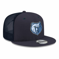 Memphis Grizzlies Core Logo Meshback 9FIFTY Snapback Hat - Navy | New Era cheap